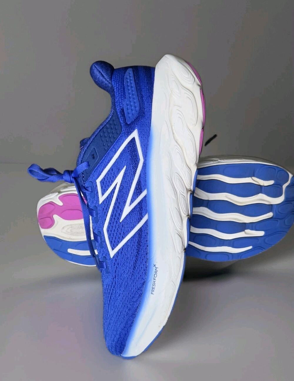 New Balance Fresh Foam X 1080 Womens US 7.5B Running Blue Cushion Sneakers